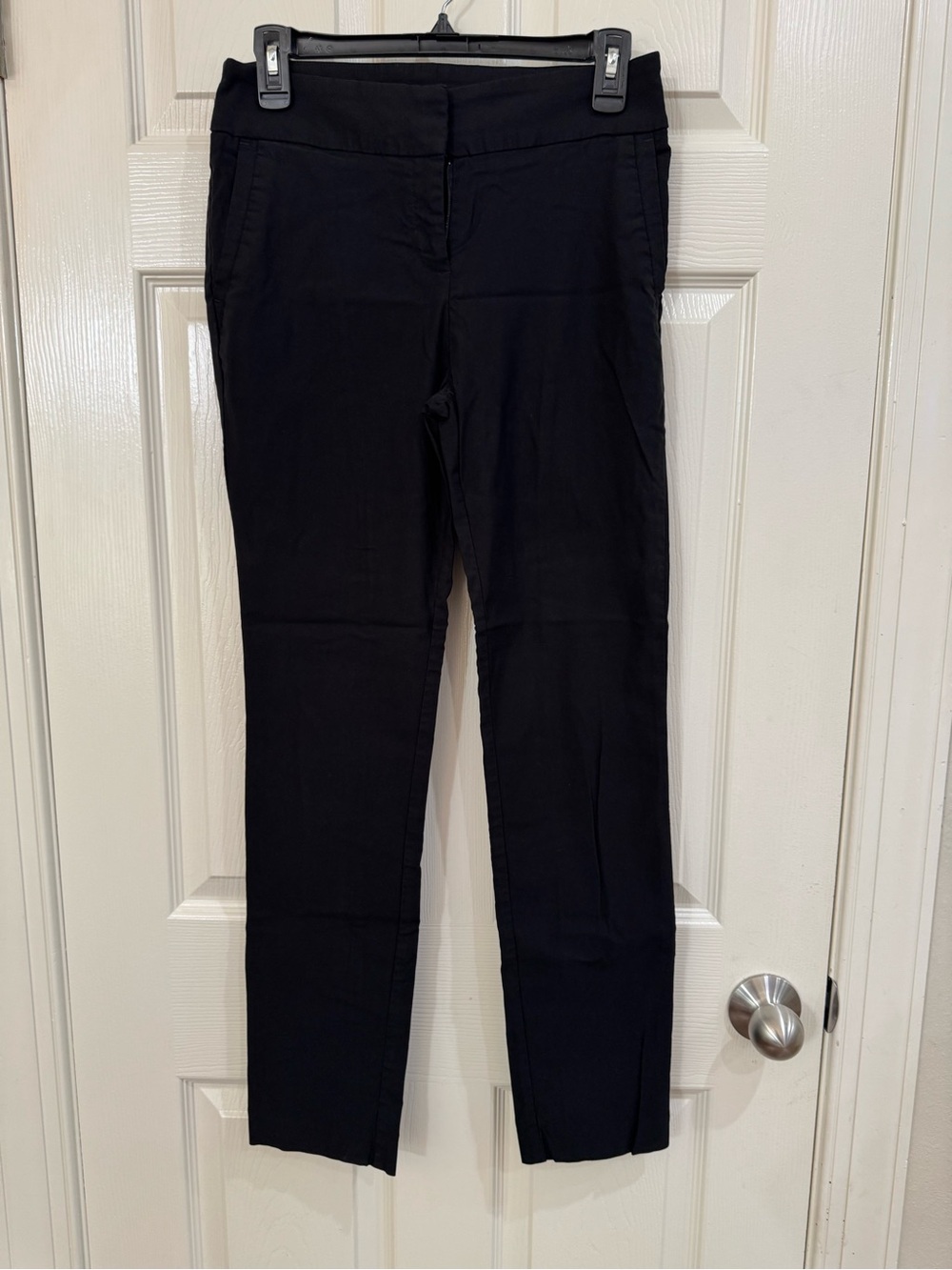 Worthington Black Straight-Leg Ponte Pants